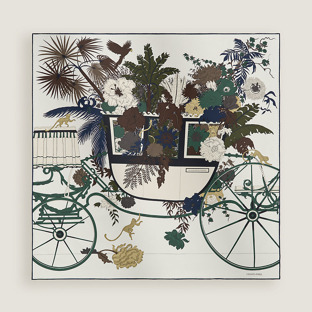 La Nature en Voyage scarf 90 | Hermès USA
